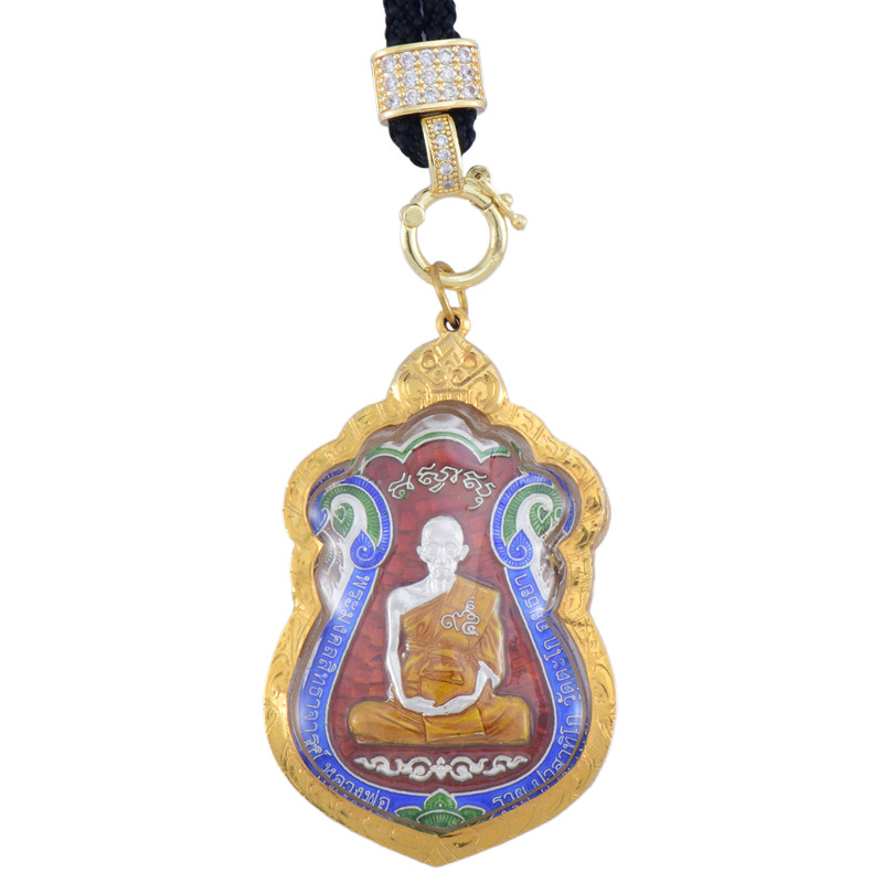 泰柒芭梨泰国佛牌正品龙婆瑞2559纯银自身张云雷同款吊坠吸米绝版