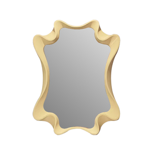 不规则ins风浴室化妆镜高级酒店玄关过道装饰镜法式艺术梳妆挂镜