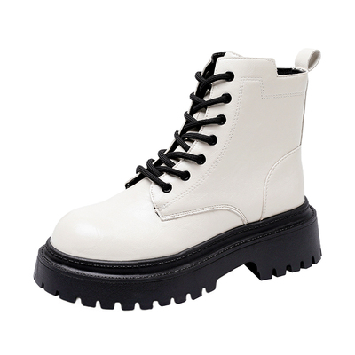 增高显瘦爆款马丁靴加绒短靴子