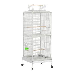 宠笼迪玄凤八哥珍珠文鸟虎皮金丝雀太阳鸟鹦鹉专用鸟笼铝合金底盘