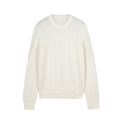 LESS秋冬复古绞花套头针织衫