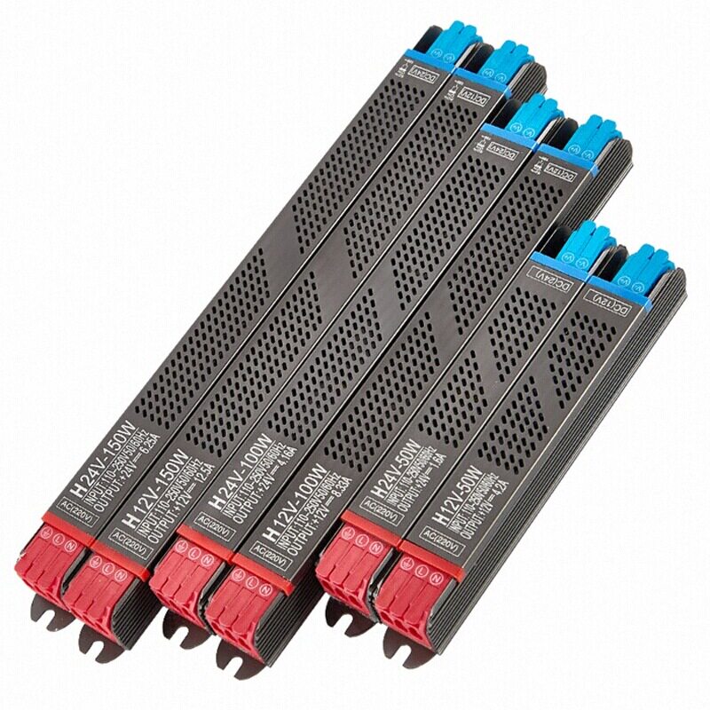 超窄超薄开关电源220V转12V24V线性灯带灯条恒压细长条火牛变压器