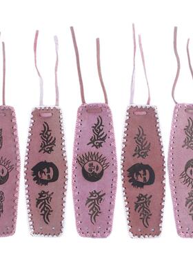 秘鲁进口朋克手链皮手链异域风格