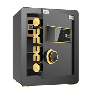 虎霸家用办公保险柜WIFI报警家庭入墙指纹密码45/60cm全钢保险箱小型迷你防盗隐形保管箱床头2025新款