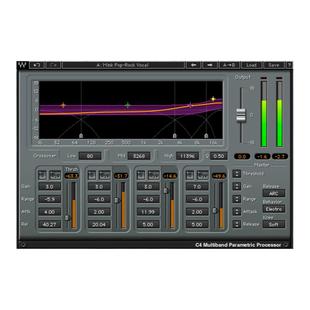 WAVES 16 C4 Multiband Compresso多段压缩器插件混音效果器