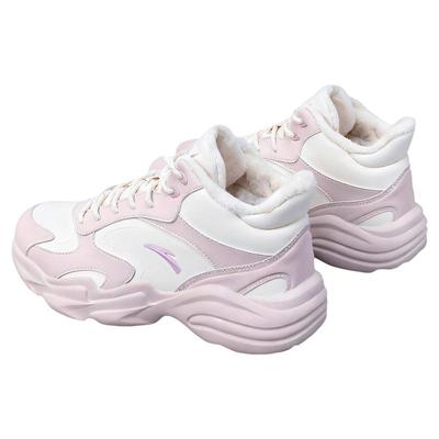 安踏保暖加绒二棉鞋女运动休闲鞋