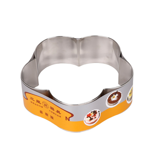 三能梅花型面包模具烘焙家用低糖磨具不沾烤面包慕斯圈4寸6寸蛋糕