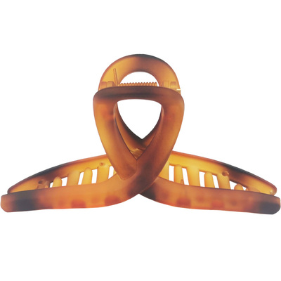 正马抓夹磨砂鲨鱼夹大号盘发高档