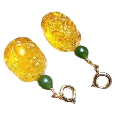 特价清库存提溜蜜蜡貔貅手链吊坠