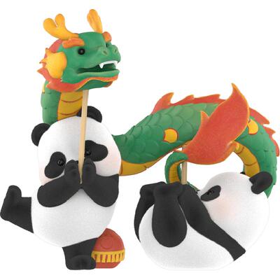 52toysPanda包邮龙年限定盲盒