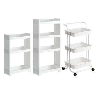 懒角落夹缝置物架卫生间浴室家用落地收纳架子洗手间可移动缝隙柜