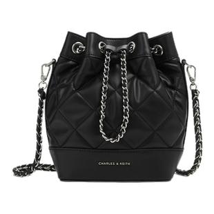 [新年礼物]CHARLES&KEITH秋冬CK2-10701506菱格链条双肩水桶包女