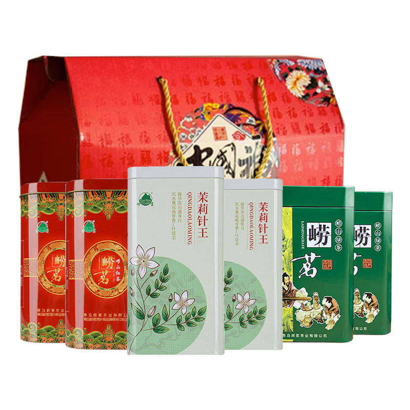 年货礼盒装组合茶叶崂茗