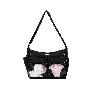 木与石外出日常款小食量痛包斜挎包可放娃大容量通勤娃用单肩娃包