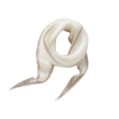 纯山羊绒拉绒三角围巾保暖百搭