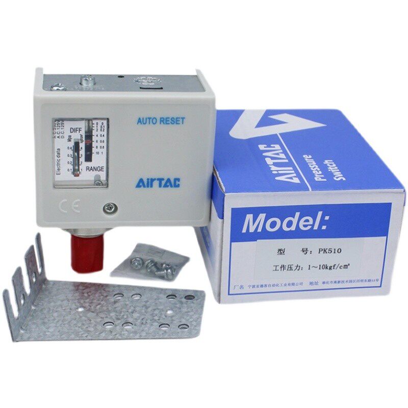 亚德客气动气压机械式检测压力开关控制器PK503/PK506/PK510可调