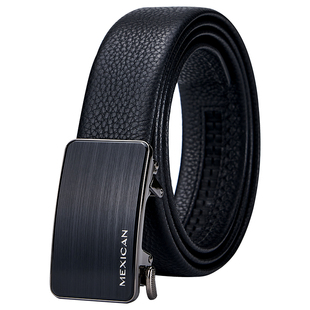 稻草人内穿皮带男真皮2025新款纯牛皮潮流内扣腰带男士裤带送男友