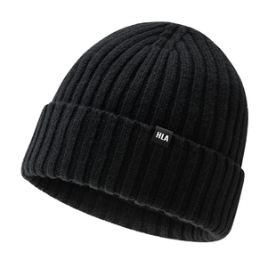 海澜之家针织帽男士羊毛秋冬季保暖瓜皮帽年轻人毛线帽送男友帽子