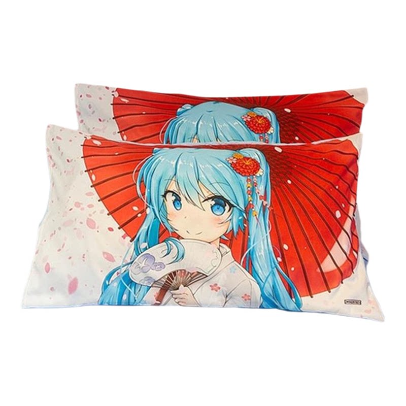 二次元动漫公主初音标准枕套一个