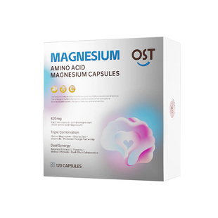 OST乐力氨基酸螯合镁甘氨酸镁片补充剂镁元素补镁睡眠补锌进口
