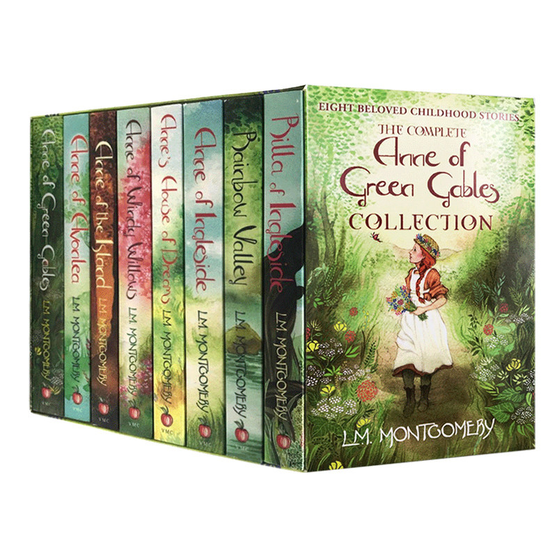 绿山墙的安妮全集八本套装Anne of Green Gables 8 Copy Slipcase 英文原版儿童青少年经典文学小说读物 英文版进口英语书籍