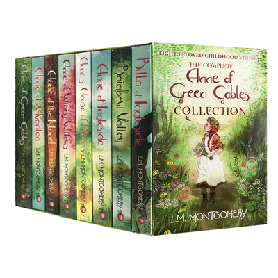 绿山墙的安妮全集八本套装Anne of Green Gables 8 Copy Slipcase 英文原版儿童青少年经典文学小说读物 英文版进口英语书籍