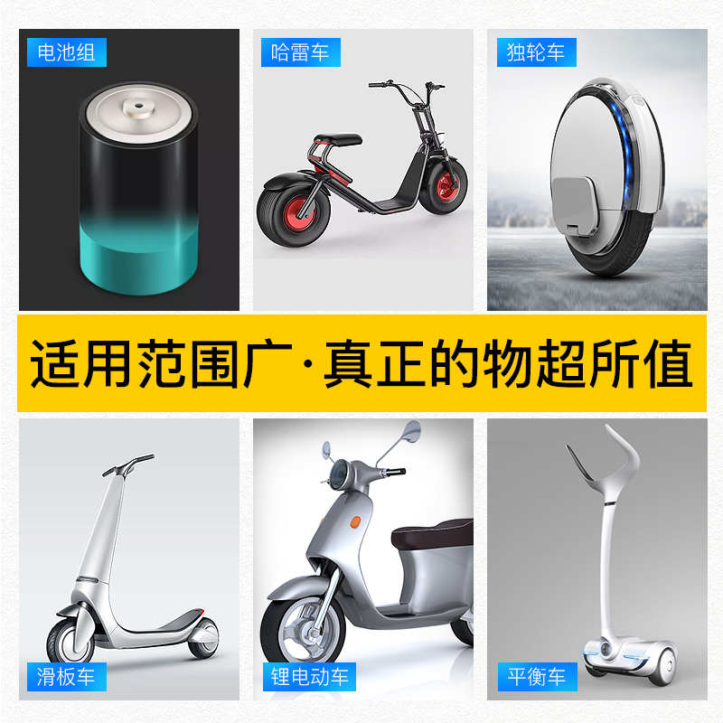 帕加迪锂电池电动车自行车充电器24V36V48V10AH42V2A54.6V3A包邮