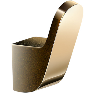 全铜浴室挂钩单个挂衣钩毛巾酒店工程壁挂式免打孔卫生间门后粘钩