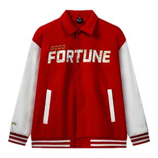 新年款361度男式棒球服翻领运动外套夹克上衣秋冬新品552519604