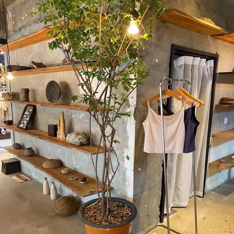 墙壁置物架墙上实木一字隔板层板壁挂上墙书架挂墙书架背景墙展示