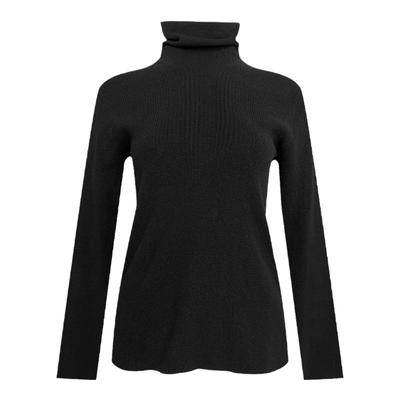 NAZ那子大码冬季新款纯色气质高领针织打底衫胖mm显瘦洋气内搭女