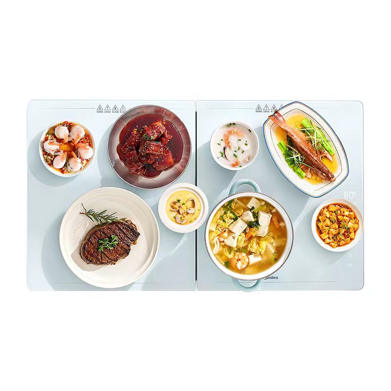 [多地次日达]美的暖菜板折叠式全域暖保温板热菜板家用加热餐垫