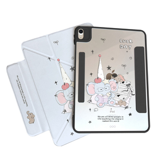 morock【插画师联名】苹果平板ipad保护壳适用ipadpro保护套mini7磁吸air8/7/6壳子13寸11寸10代带笔槽外壳