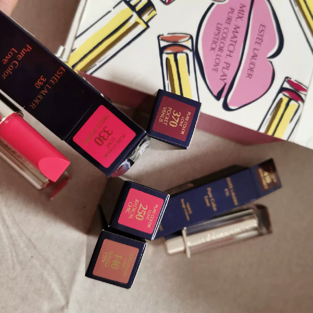 Помада Estee Lauder Love Clear для губ, набор из США, ограниченная серия 140 250 410 370 330