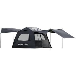 BLACKDOG黑狗雾岛充气帐篷野外防暴雨黑胶防晒露营帐篷野营过夜