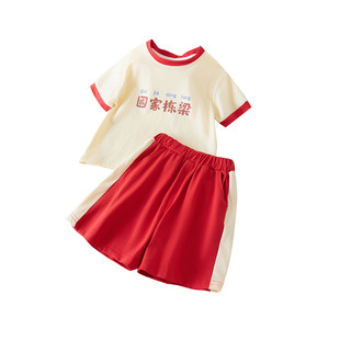 六一儿童爱国中华少年表演服装复古怀旧80年代幼儿园毕业照演出服