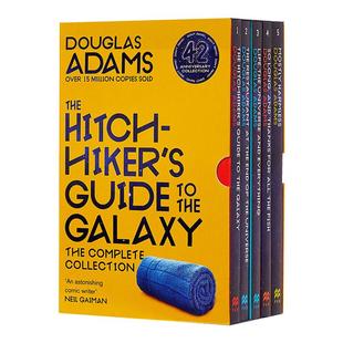 现货 银河系搭车客指南全集套装 英文原版 Douglas Adams 银河系漫游指南 The Complete Hitchhiker's Guide to the Galaxy Boxset