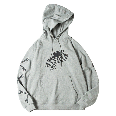 核爆炸bobber机车套头连帽卫衣男