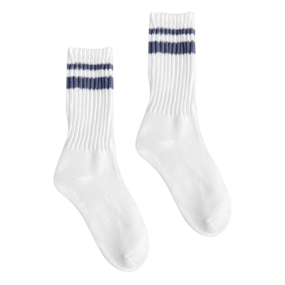 佐印纯棉袜子吸汗日系情侣堆堆袜