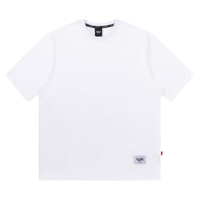 重磅纯棉小领口短袖T恤