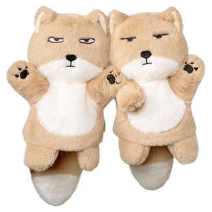 电电动物园藏狐狐英俊毛绒手偶哄睡玩具陪伴亲子安抚玩偶玩具礼物