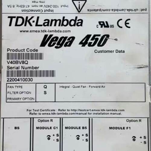 询价-TDK-LAMBDA   Vega450 V40BV8Q兰达