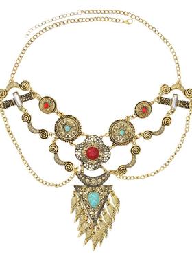 合金女波西米亚风项链组合
