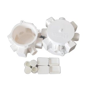 预埋件筒灯底盒LED嵌入式射灯嵌入式PVC天花连接公分灯头灯桶暗盒