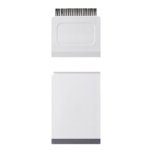 水槽刮板台面清洁刷硅胶玻璃刮缝隙刷家用卫生间浴室厨房去污刷子