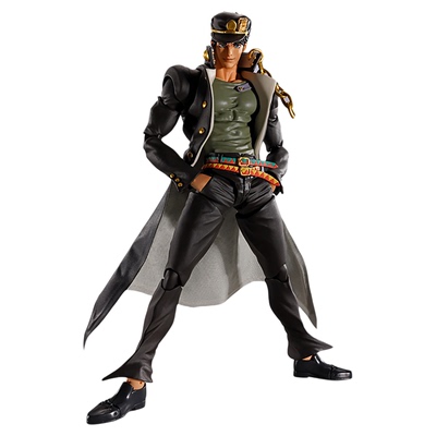 有货万代SHF JOJO的奇妙冒险 星尘斗士 空条承太郎 三乔 可动手办