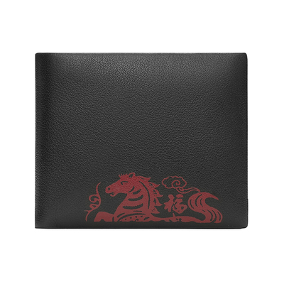 稻草人男士真皮薄款钱包礼盒