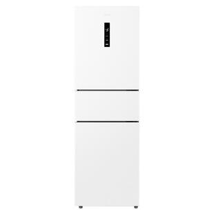 【政府补贴】美的283白色三开门风冷无霜家用小型租房宿舍电冰箱