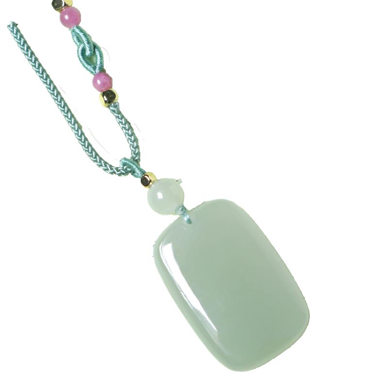 珪宝和田玉青白玉无事牌吊坠天然玉石晴水平安牌挂件男女玉佩项链