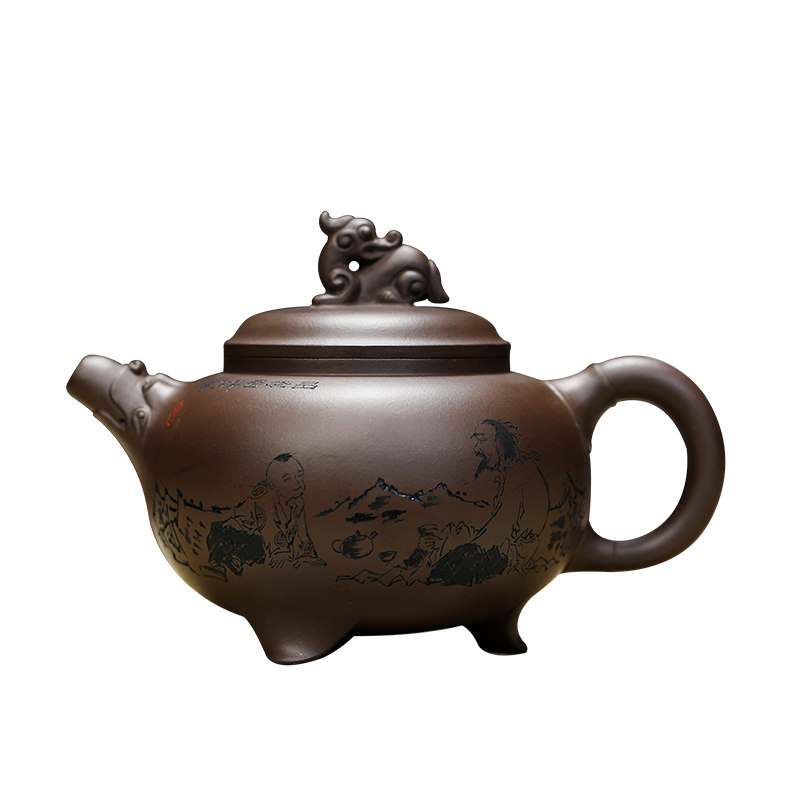 原矿宜兴全手工紫砂茶壶